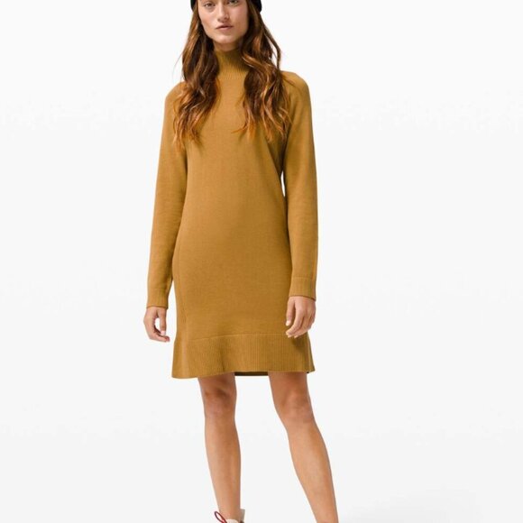 Lululemon Keep it Cozy Dress Spiced Bronze - Picture 1 of 1